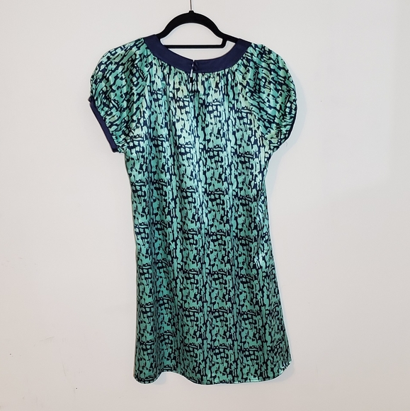 Vertigo Paris Teal Animal Print Casual Dress - Picture 4 of 9